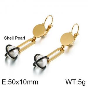 SS Gold-Plating Earring - KE88417-KFC