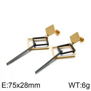 SS Gold-Plating Earring - KE88429-KFC