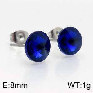 Stainless Steel Stone&Crystal Earring - KE88561-Z