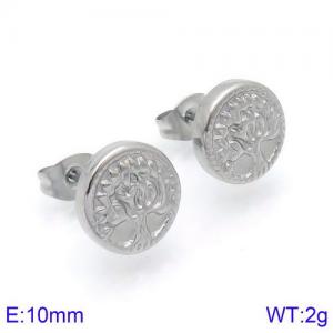 Stainless Steel Earring - KE89912-KFC