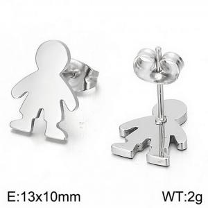 Stainless Steel Earring - KE89943-K