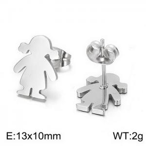 Stainless Steel Earring - KE89948-K