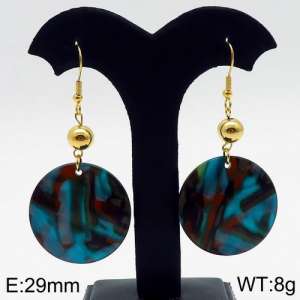 SS Gold-Plating Earring - KE90310-BI
