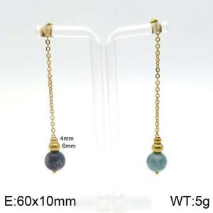 SS Gold-Plating Earring - KE91122-Z