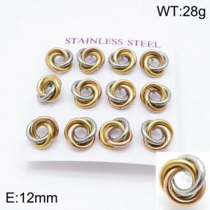 SS Gold-Plating Earring - KE93123-HR