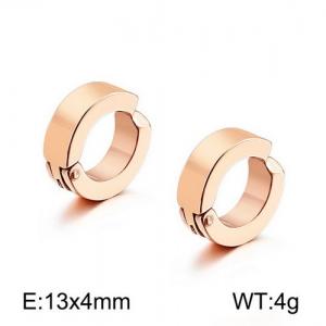 SS Rose Gold-Plating Earring - KE94526-WGJJ