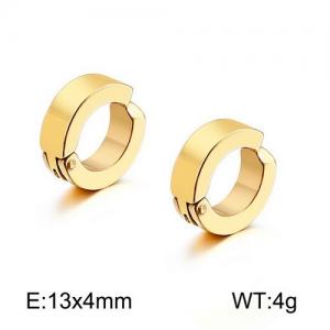 SS Gold-Plating Earring - KE94528-WGJJ