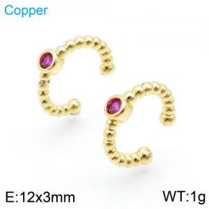 Copper Earring - KE95122-TJG