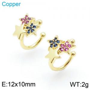 Copper Earring - KE95135-TJG