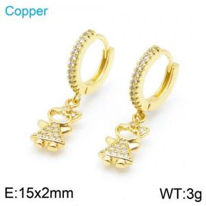 Copper Earring - KE95155-TJG
