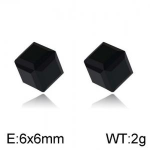 Stainless Steel Stone&Crystal Earring - KE95377-WGLN