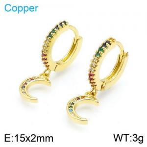 Copper Earring - KE95570-TJG