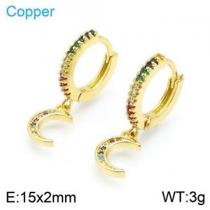 Copper Earring - KE95570-TJG