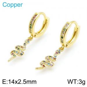 Copper Earring - KE95604-TJG