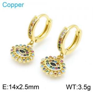 Copper Earring - KE95607-TJG