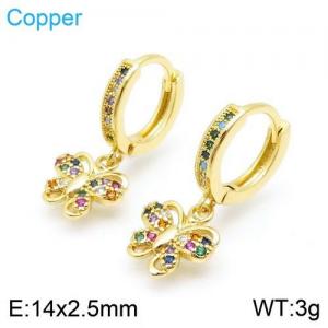 Copper Earring - KE95608-TJG