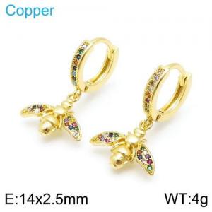 Copper Earring - KE95620-TJG