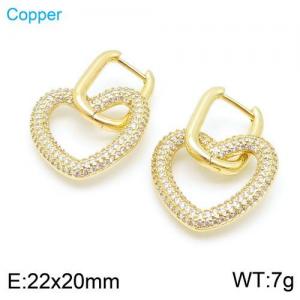 Copper Earring - KE95797-TJG