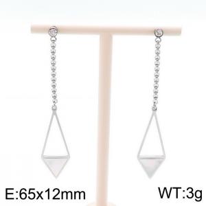 SS Shell Pearl Earrings - KE96627-K