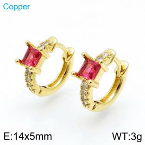 Copper Earring - KE96851-TJG