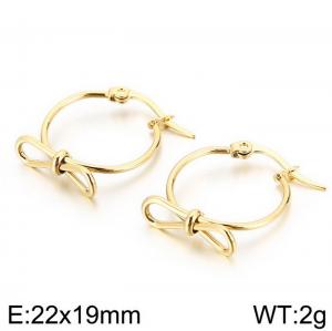 SS Gold-Plating Earring - KE97020-KFC