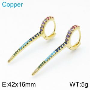Copper Earring - KE97172-JT