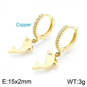 Copper Earring - KE97416-TJG