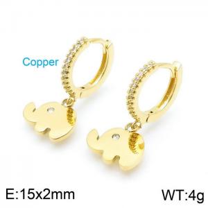 Copper Earring - KE97420-TJG