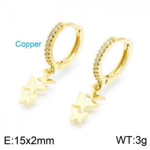 Copper Earring - KE97443-TJG