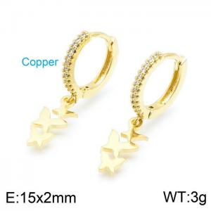 Copper Earring - KE97443-TJG