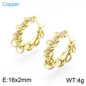 Copper Earring - KE97752-JT