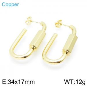 Copper Earring - KE97765-JT