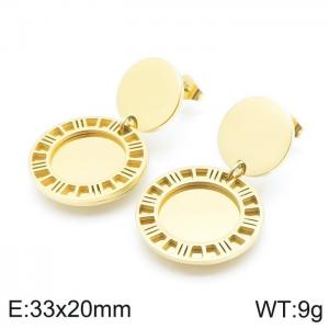SS Gold-Plating Earring - KE97995-KLX