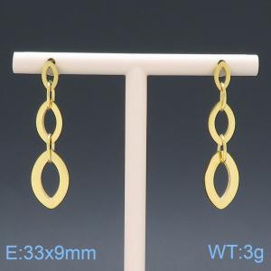 SS Gold-Plating Earring - KE97997-KLX