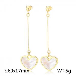 SS Gold-Plating Earring - KE98003-KLX