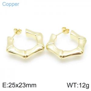 Copper Earring - KE98009-JT