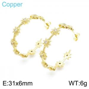 Copper Earring - KE98224-JT