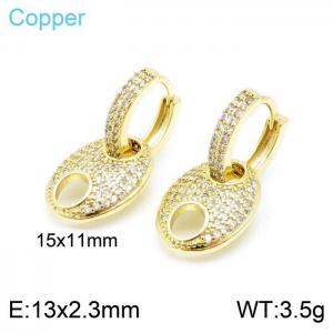 Copper Earring - KE98228-JT
