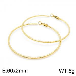 SS Gold-Plating Earring - KE98617-KFC