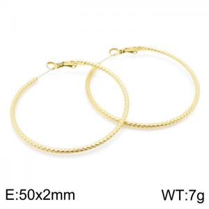 SS Gold-Plating Earring - KE98653-KFC