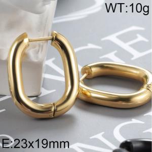 SS Gold-Plating Earring - KE99509-WGCF