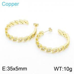 Copper Earring - KE99768-JT