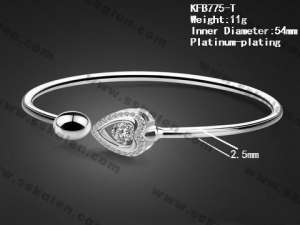 Sterling Silver Bangle - KFB775-T