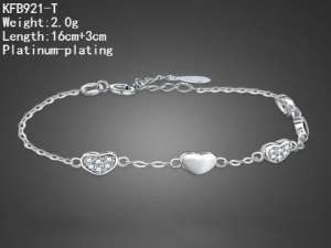 Sterling Silver Bracelet - KFB921-T