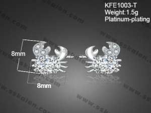 Sterling Silver Earring - KFE1003-T