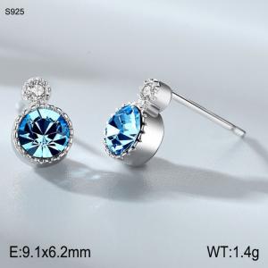 Sterling Silver Earring - KFE1168-WGBY