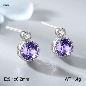 Sterling Silver Earring - KFE1169-WGBY