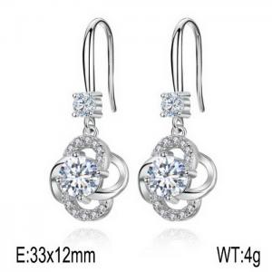 Sterling Silver Earring - KFE1176-WGBF