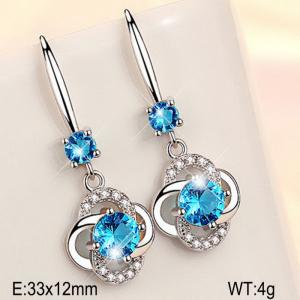 Sterling Silver Earring - KFE1178-WGBF