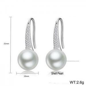Sterling Silver Earring - KFE1179-WGBF